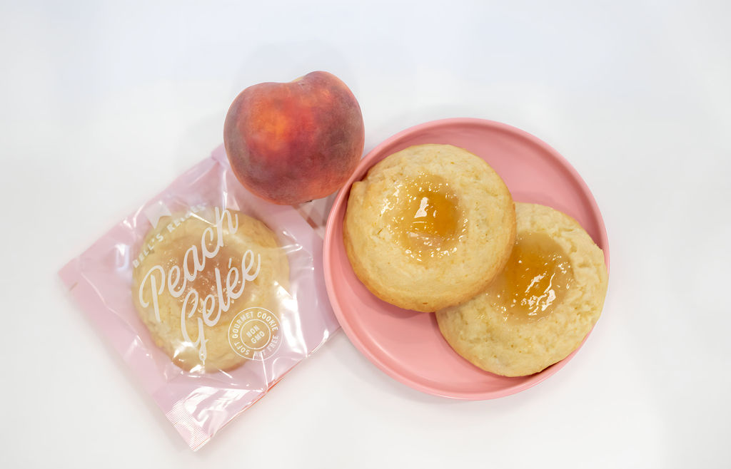 Soft Gourmet Miniature Cookies – Peach Geleé Thumbprint (Limited Edition Collaboration) - Bell’s Reines