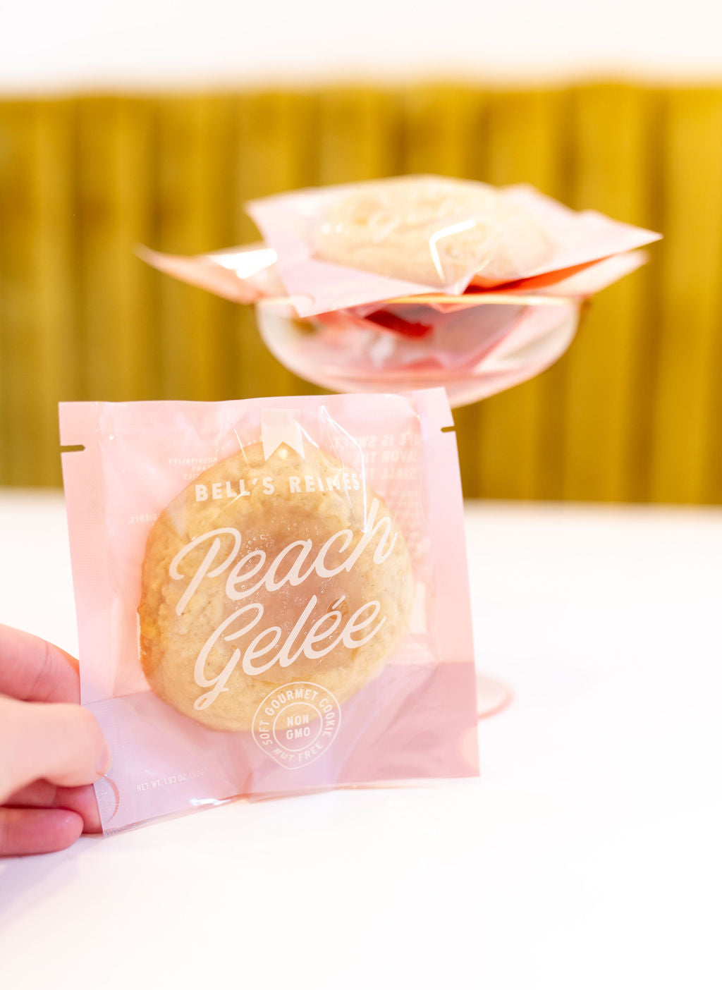 Soft Gourmet Miniature Cookies – Peach Geleé Thumbprint (Limited Edition Collaboration) - Bell’s Reines