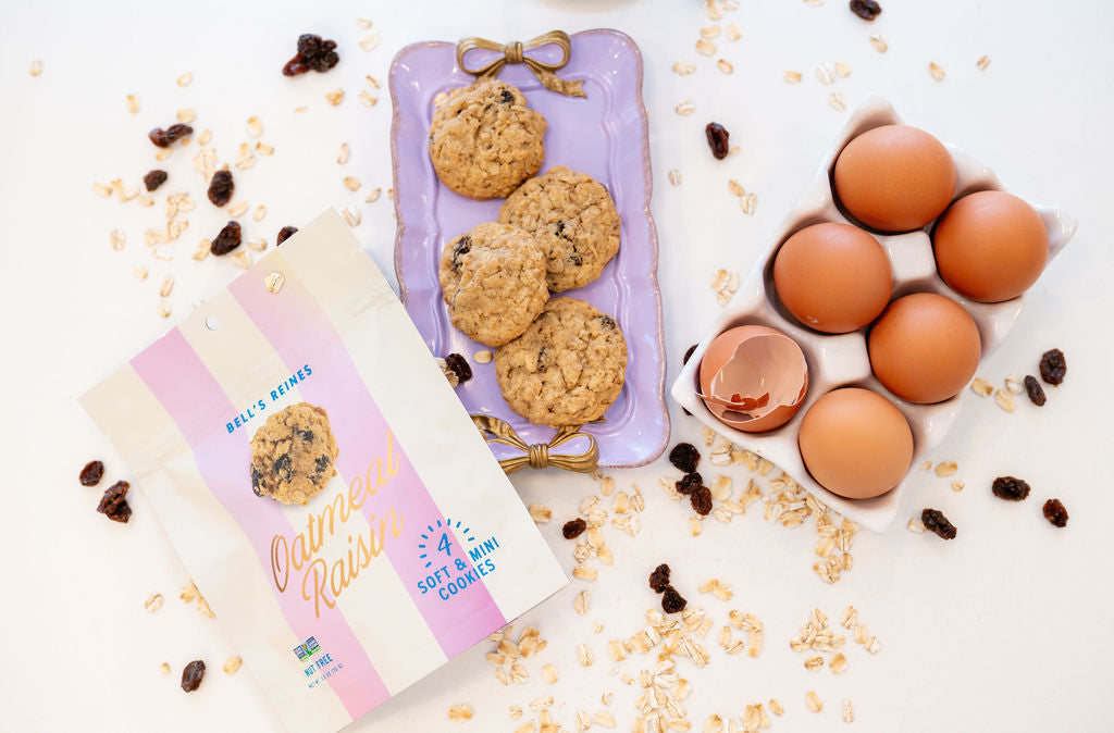 Oatmeal Raisin Soft Gourmet Mini Cookie Snack Packs - Bell’s Reines
