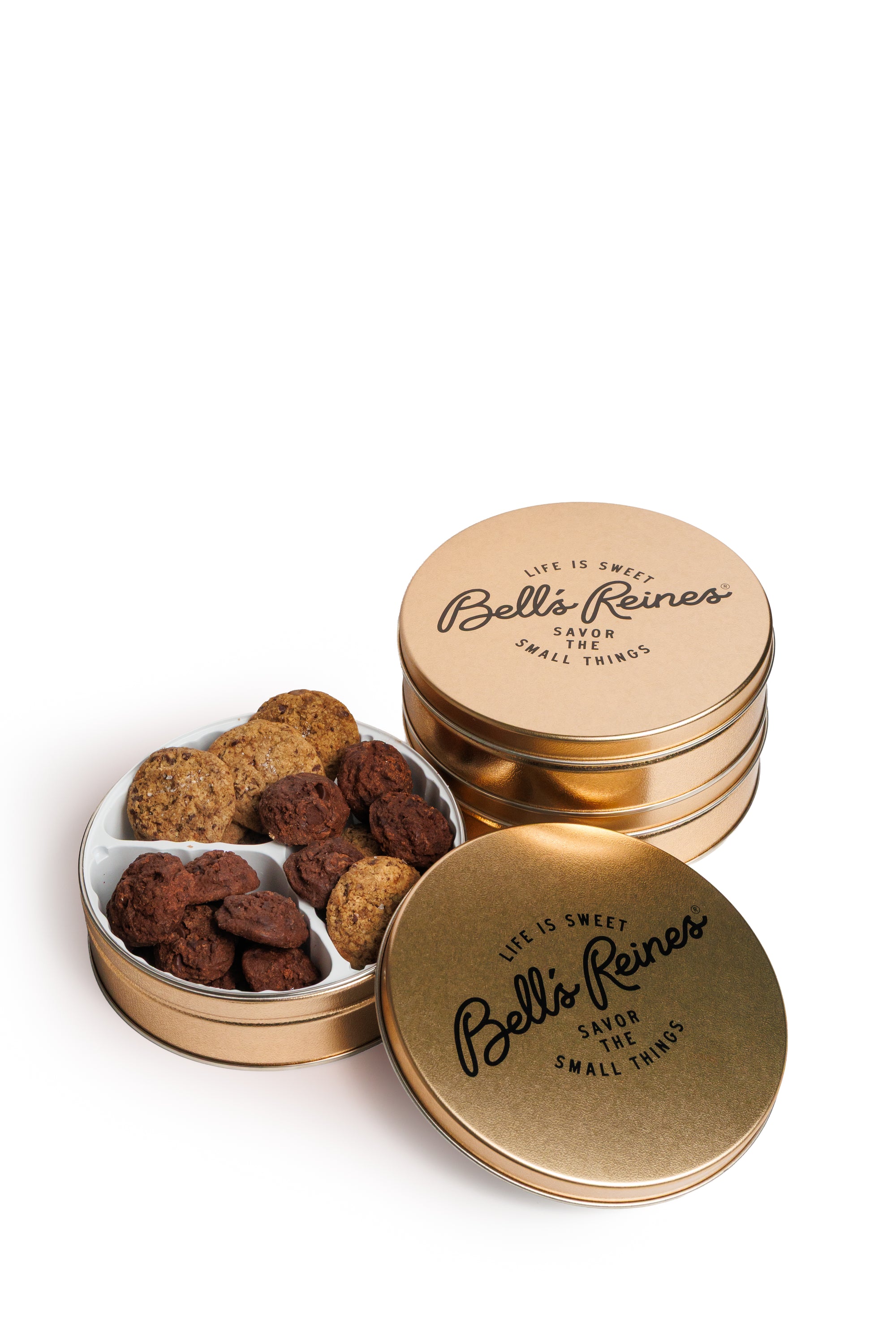 Soft Gourmet Miniature Cookies – The Petite Luxury Tin - Bell’s Reines