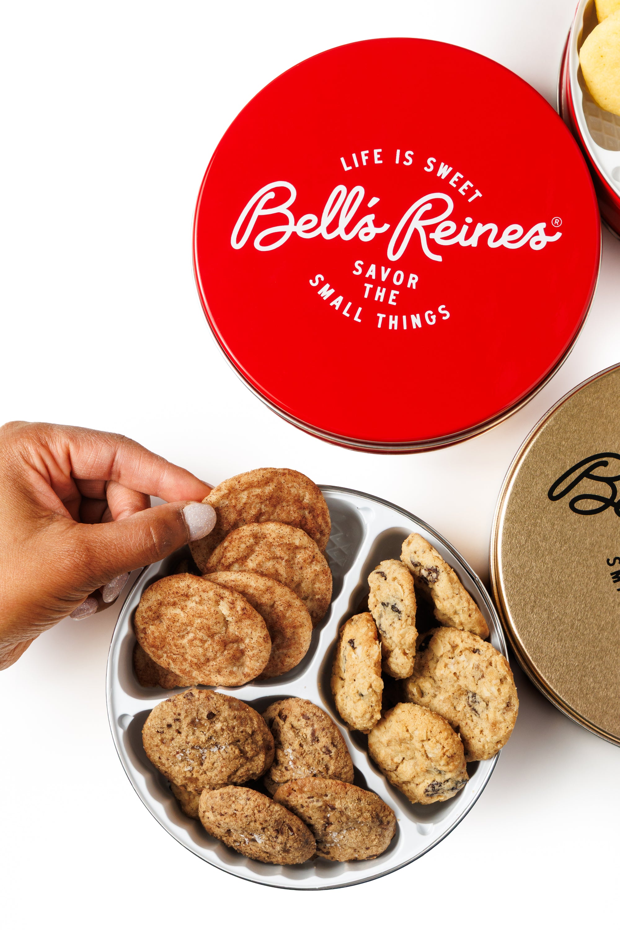 Soft Gourmet Miniature Cookies – The Petite Luxury Tin - Bell’s Reines