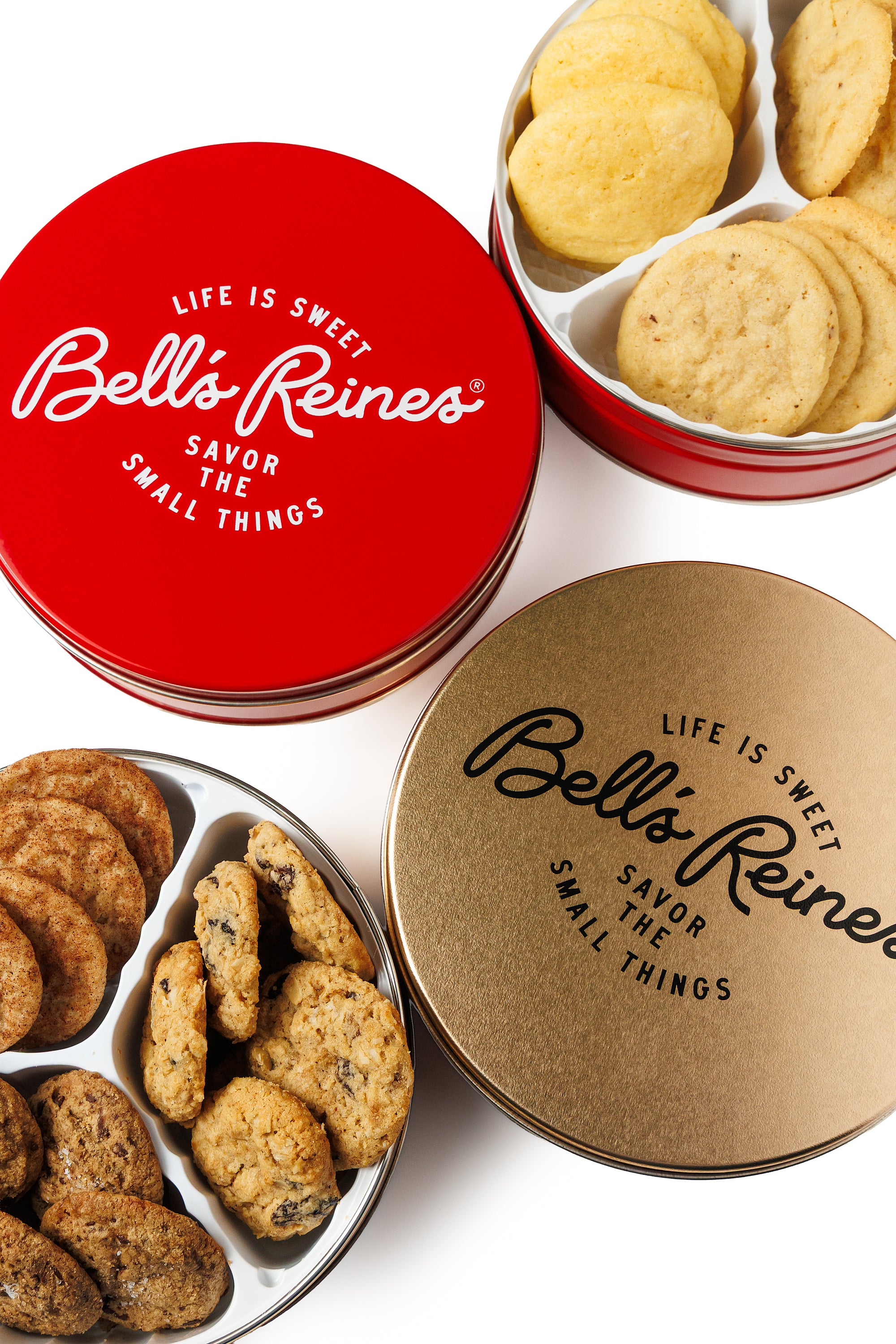 Soft Gourmet Miniature Cookies – The Petite Luxury Tin - Bell’s Reines